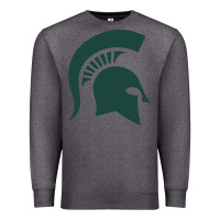 Charcoal Heather the michigan state spartans Premium Sweatshirt - FloraArt