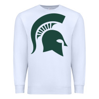White the michigan state spartans Premium Sweatshirt - FloraArt