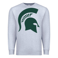 Heather Grey the michigan state spartans Premium Sweatshirt - FloraArt