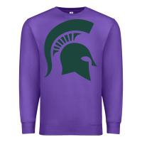 Purple the michigan state spartans Premium Sweatshirt - FloraArt