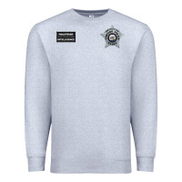 Heather Grey CHICAGO P.D - DETECTIVE JAY HALSTEAD - INTELLIGENCE BADGE VEST Premium Sweatshirt - FloraArt