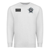 Oatmeal Heather CHICAGO P.D - DETECTIVE JAY HALSTEAD - INTELLIGENCE BADGE VEST Premium Sweatshirt - FloraArt