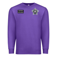 Purple CHICAGO P.D - DETECTIVE JAY HALSTEAD - INTELLIGENCE BADGE VEST Premium Sweatshirt - FloraArt