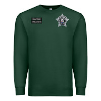 Sports Green CHICAGO P.D - DETECTIVE JAY HALSTEAD - INTELLIGENCE BADGE VEST Premium Sweatshirt - FloraArt
