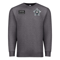 Charcoal Heather CHICAGO P.D - DETECTIVE JAY HALSTEAD - INTELLIGENCE BADGE VEST Premium Sweatshirt - FloraArt