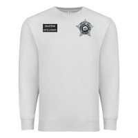 Dove Grey CHICAGO P.D - DETECTIVE JAY HALSTEAD - INTELLIGENCE BADGE VEST Premium Sweatshirt - FloraArt