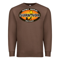 Chestnut Survivor Outwit, Outplay, Outlast Premium Sweatshirt - FloraArt