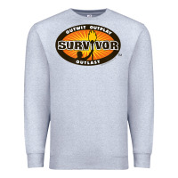 Heather Grey Survivor Outwit, Outplay, Outlast Premium Sweatshirt - FloraArt