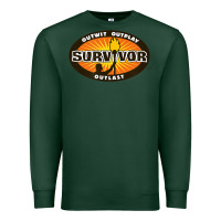Sports Green Survivor Outwit, Outplay, Outlast Premium Sweatshirt - FloraArt
