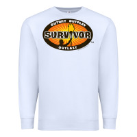White Survivor Outwit, Outplay, Outlast Premium Sweatshirt - FloraArt