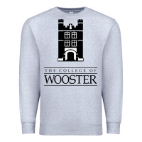 Heather Grey college of wooster Premium Sweatshirt - FloraArt