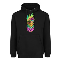 Black tie dye pineapple Heavyweight Hoodie - JahusDesignShop
