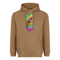 Toasted Coconut tie dye pineapple Heavyweight Hoodie - JahusDesignShop