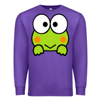 Purple keroppi Premium Sweatshirt - FloraArt