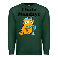Sports Green i hate monday Premium Sweatshirt - FloraArt