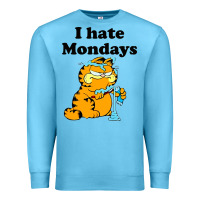 Ocean Blue i hate monday Premium Sweatshirt - FloraArt