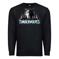 Black timberwolves Premium Sweatshirt - FloraArt