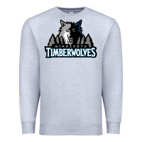 Heather Grey timberwolves Premium Sweatshirt - FloraArt