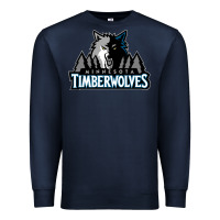 Navy timberwolves Premium Sweatshirt - FloraArt