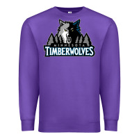Purple timberwolves Premium Sweatshirt - FloraArt