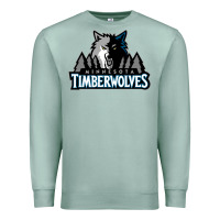 Seafoam timberwolves Premium Sweatshirt - FloraArt