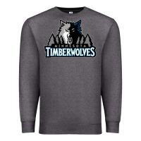 Charcoal Heather timberwolves Premium Sweatshirt - FloraArt