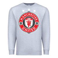 Heather Grey United manchester Premium Sweatshirt - FloraArt