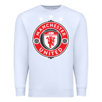 White United manchester Premium Sweatshirt - FloraArt