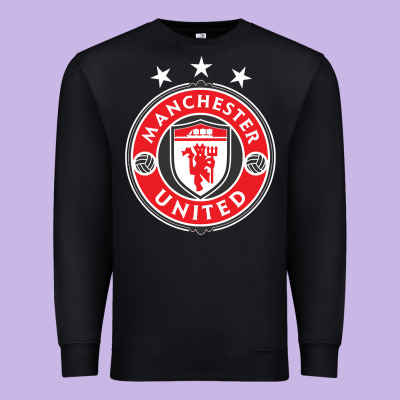 United Manchester Premium Sweatshirt Designed By Floraart