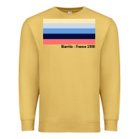 Antique Gold biarritz france 1990 Premium Sweatshirt - FloraArt