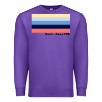 Purple biarritz france 1990 Premium Sweatshirt - FloraArt