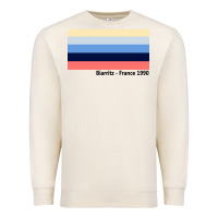 Sandshell biarritz france 1990 Premium Sweatshirt - FloraArt