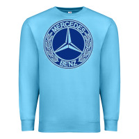 Ocean Blue white amg Premium Sweatshirt - ArtMosaic