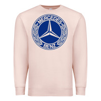 Pale Pink white amg Premium Sweatshirt - ArtMosaic