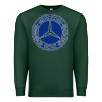 Sports Green white amg Premium Sweatshirt - ArtMosaic