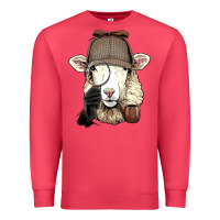 Cardinal Detective Sheep Lamb Spy Investigator Farmer Sheep Lover 53 Premium Sweatshirt - ArtMosaic