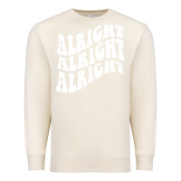 Sandshell alright alright alright Premium Sweatshirt - ArtMosaic
