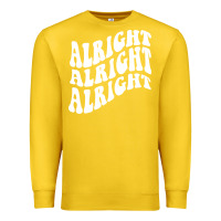 Lemon alright alright alright Premium Sweatshirt - ArtMosaic