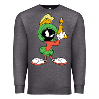 Charcoal Heather marvin the martian looney Premium Sweatshirt - ArtMosaic