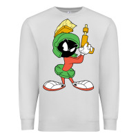 Dove Grey marvin the martian looney Premium Sweatshirt - ArtMosaic