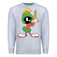 Heather Grey marvin the martian looney Premium Sweatshirt - ArtMosaic