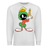 Oatmeal Heather marvin the martian looney Premium Sweatshirt - ArtMosaic