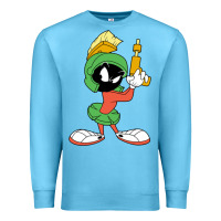Ocean Blue marvin the martian looney Premium Sweatshirt - ArtMosaic