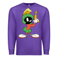 Purple marvin the martian looney Premium Sweatshirt - ArtMosaic