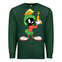 Sports Green marvin the martian looney Premium Sweatshirt - ArtMosaic