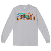Moon Dust Happy thanksgiving Long Sleeve Tee - CowhideDigitalArt