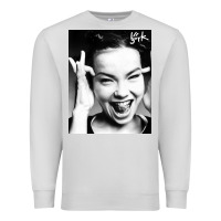 Dove Grey my name is bjork [tw] Premium Sweatshirt - ArtMosaic