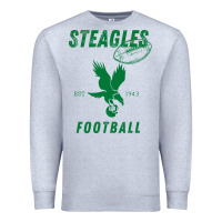 Heather Grey steagles football est 1943 phil phit combine team pullover hoodie Premium Sweatshirt - ArtMosaic