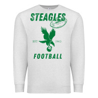 Oatmeal Heather steagles football est 1943 phil phit combine team pullover hoodie Premium Sweatshirt - ArtMosaic