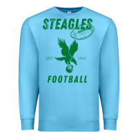 Ocean Blue steagles football est 1943 phil phit combine team pullover hoodie Premium Sweatshirt - ArtMosaic